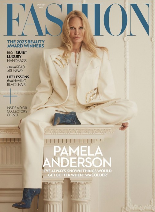 Памела Андерсон (Pamela Anderson) в фотосессии для журнала Fashion (2023)