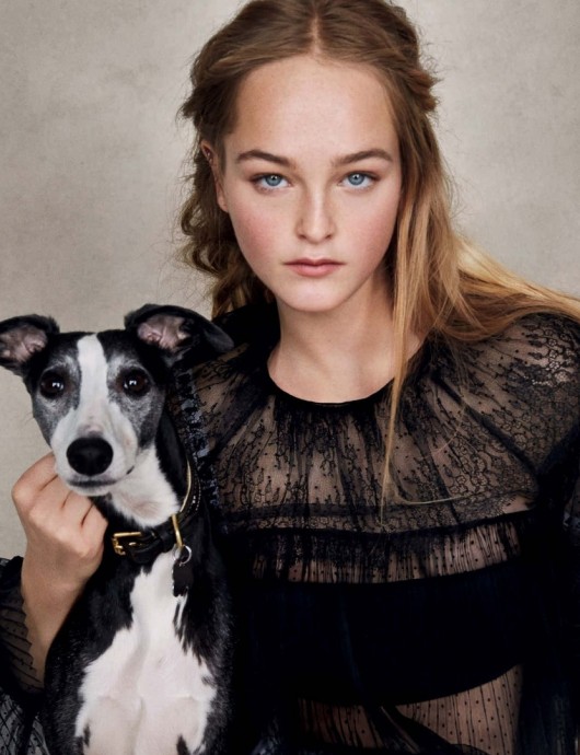 Джин Кэмпбелл (Jean Campbell) в фотосессии для журнала Vogue Germany