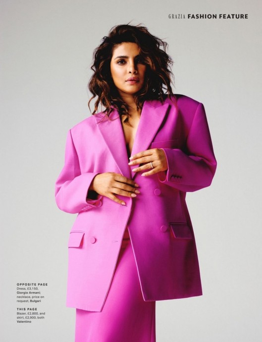 Приянка Чопра (Priyanka Chopra) в фотосессии для журнала Grazia UK (2023)