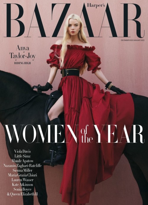 Аня Тейлор-Джой (Anya Taylor-Joy) в фотосессии для журнала Harper’s Bazaar UK (2022)