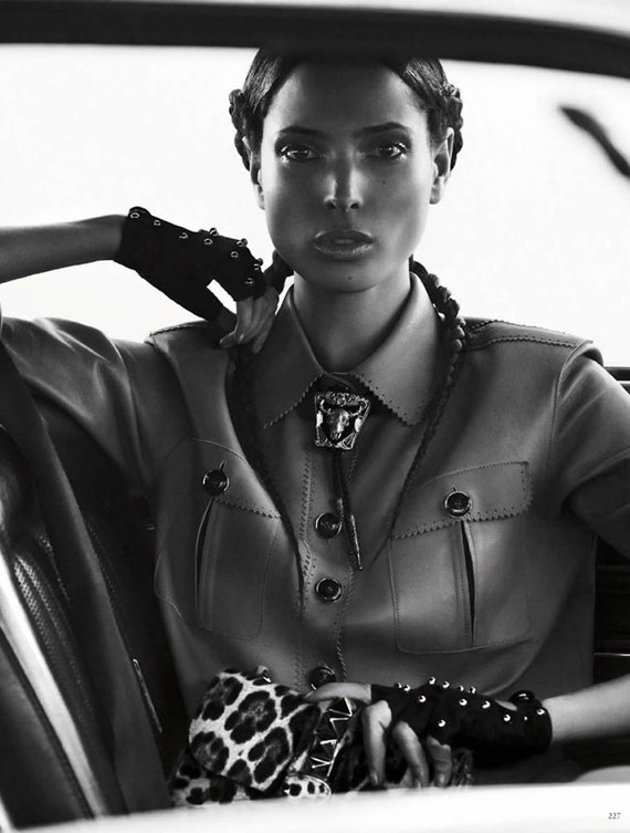 Hanaa Ben Abdesslem for Vogue Germany by Giampaolo Sgura