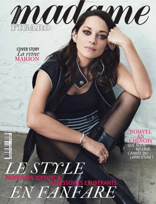 Марион Котийяр (Marion Cotillard) в фотосессии для журнала Madame Figaro (2023)