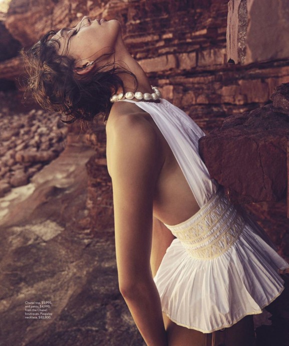 Чарли Фрейзер (Charlee Fraser) в фотосессии для журнала Vogue Australia