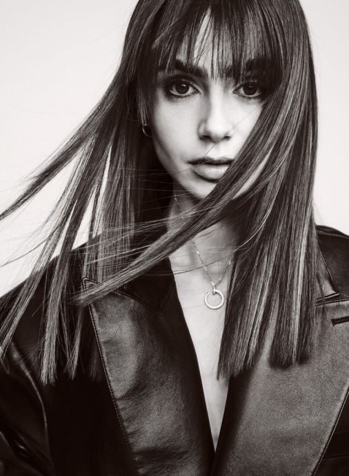 Лили Коллинз (Lily Collins) в фотосессии для V Magazine (2023)