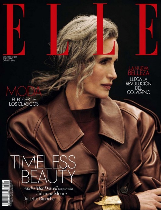 Энди МакДауэлл (Andie MacDowell) в фотосессии для журнала ELLE Spain (2023)