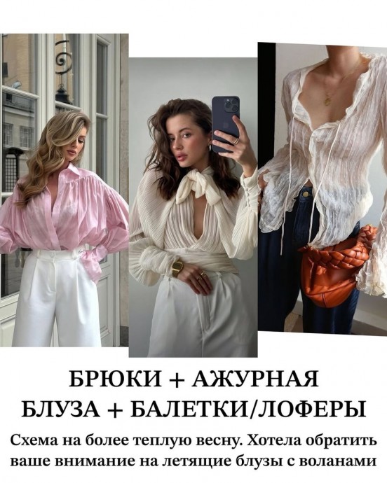 Модные формулы образов на весну 2025