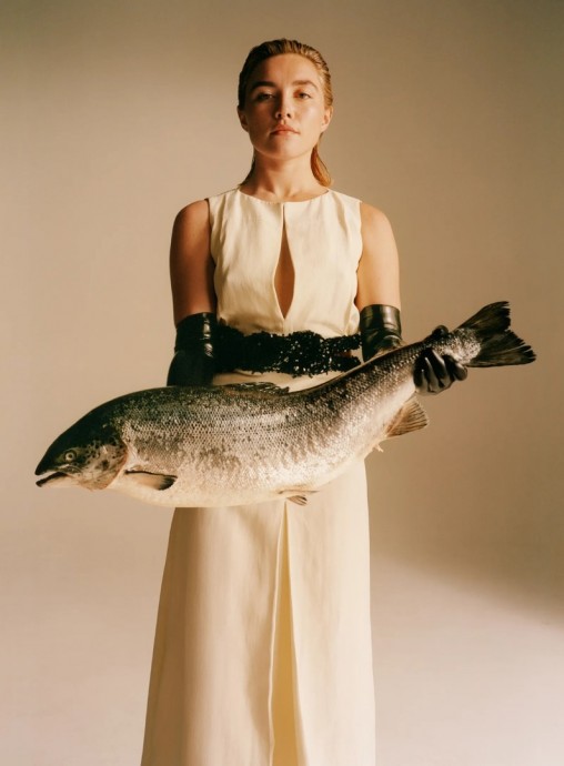 Флоренс Пью (Florence Pugh) в фотосессии для журнала Vogue US (2023)