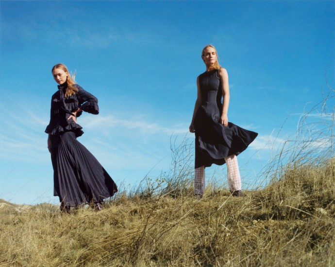 Gemma Ward & Amber Valletta for Vogue US by Zoe Ghertner