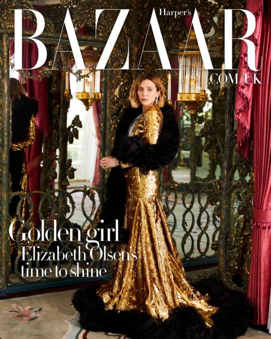 Элизабет Олсен (Elizabeth Olsen) в фотосессии для журнала Harper’s Bazaar UK