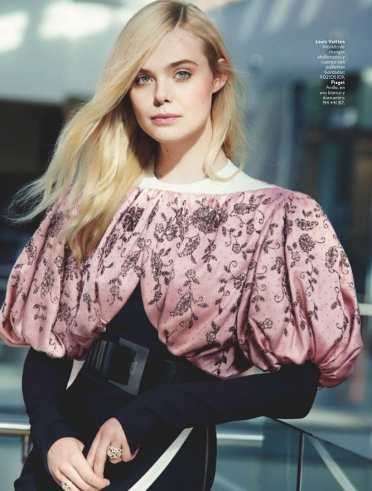 Эль Фаннинг (Elle Fanning) в фотосессии для журнала InStyle Spain