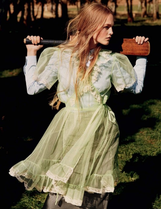 Jean Campbell for Vogue UK by Alasdair McLellan