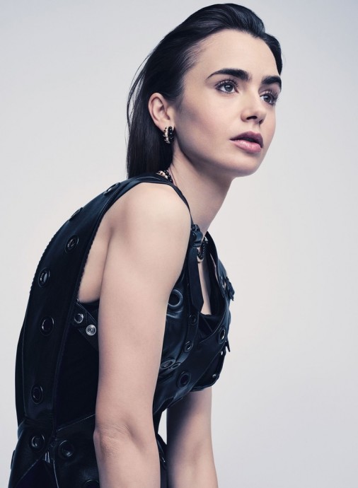 Лили Коллинз (Lily Collins) в фотосессии для V Magazine (2023)