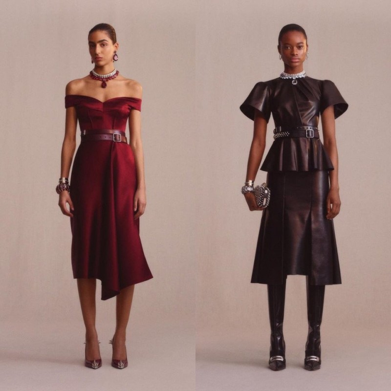 Очень интересная коллекция Alexander McQueen Pre-Fall 2019