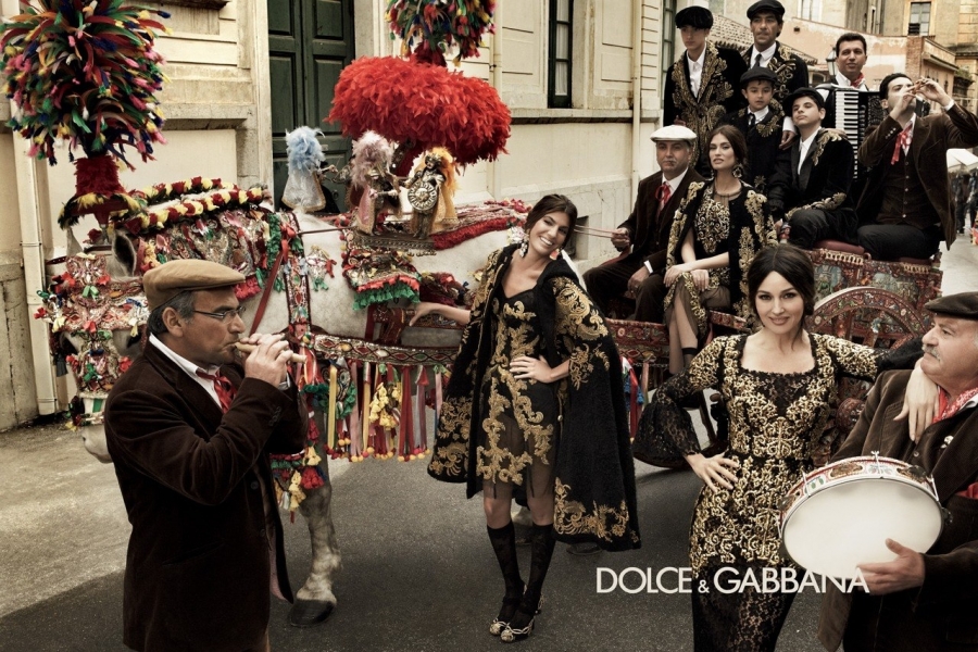 Monica Bellucci for Dolce & Gabbana.