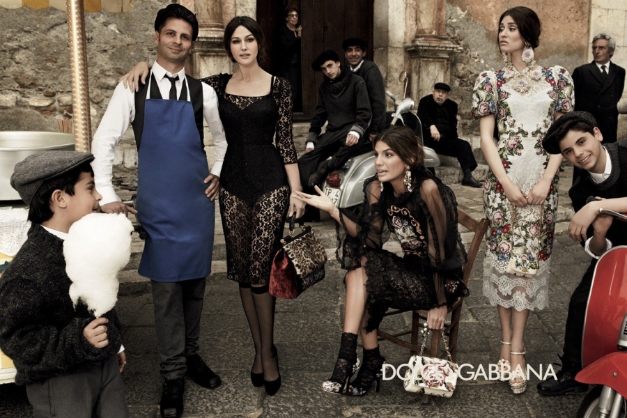 Monica Bellucci for Dolce & Gabbana.