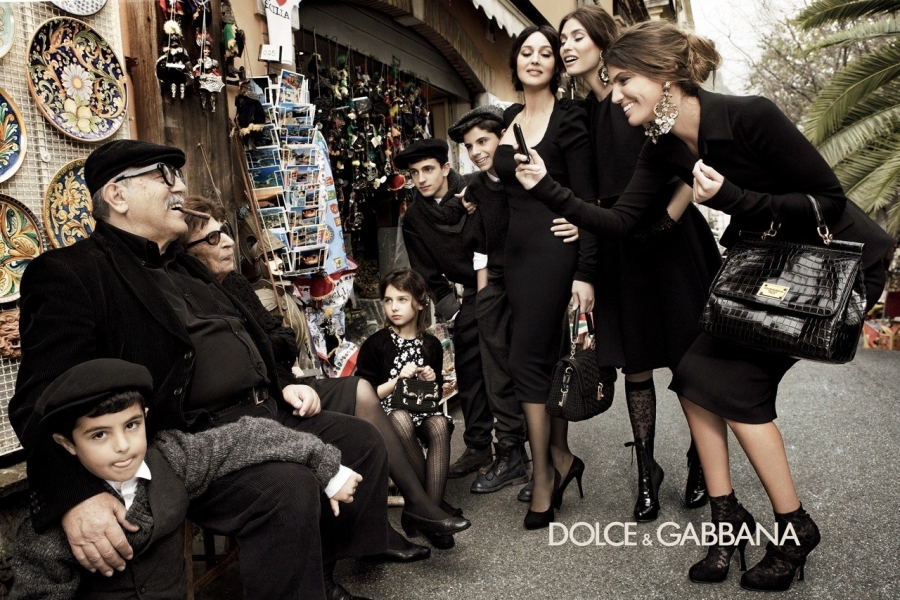 Monica Bellucci for Dolce & Gabbana.