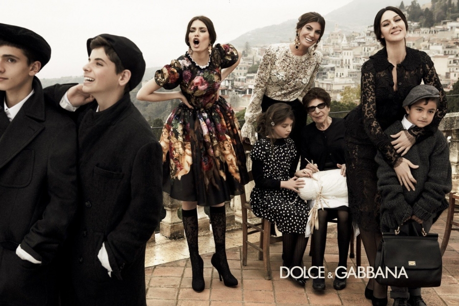 Monica Bellucci for Dolce & Gabbana.