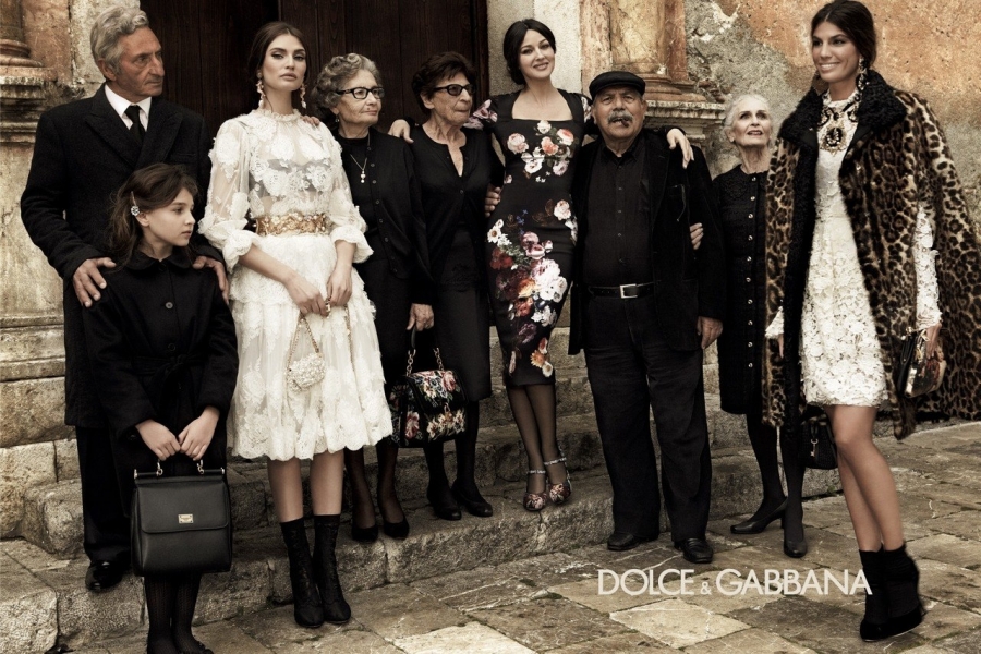 Monica Bellucci for Dolce & Gabbana.