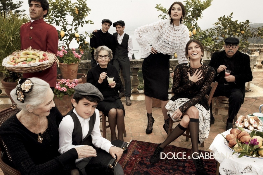 Monica Bellucci for Dolce & Gabbana.