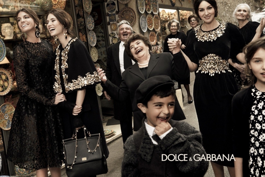 Monica Bellucci for Dolce & Gabbana.