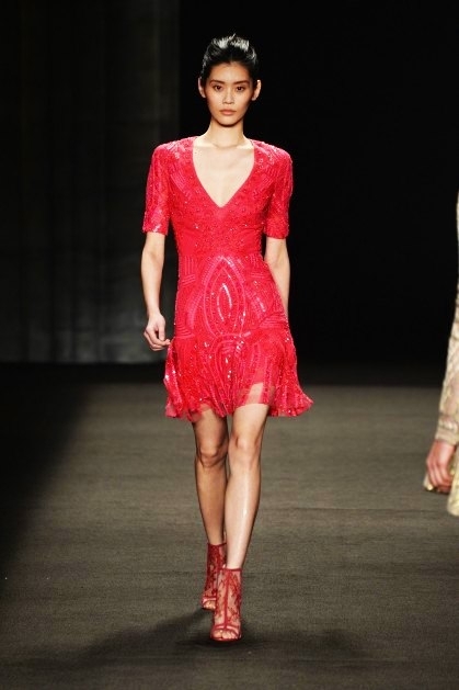 Monique Lhuillier Mercedes-Benz Fashion Week Fall 2014 Monique Lhuillier Mercedes-Benz Fashion Week Fall 2014