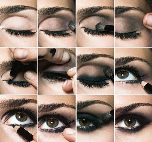 Smoky eyes.