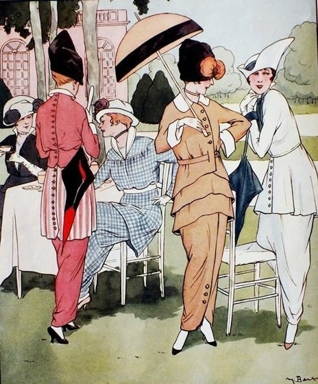 Мода 100 лет назад. Иллюстрации из французского журнала Femina, 1914 год. Мода 100 лет назад. Иллюстрации из французского журнала Femina, 1914 год.