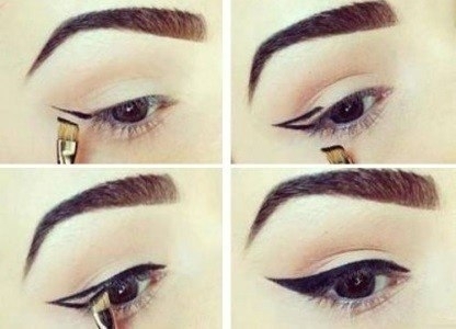 Ретро стрелки или cat eyes Ретро стрелки или cat eyes