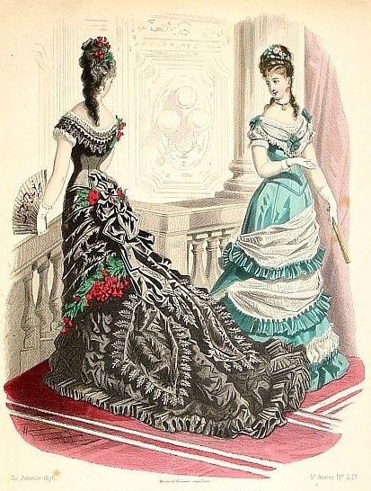 Мода 1870-х годов на иллюстрациях из западноевропейских журналов. Мода 1870-х годов на иллюстрациях из западноевропейских журналов.