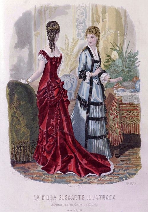 Мода 1870-х годов на иллюстрациях из западноевропейских журналов. Мода 1870-х годов на иллюстрациях из западноевропейских журналов.
