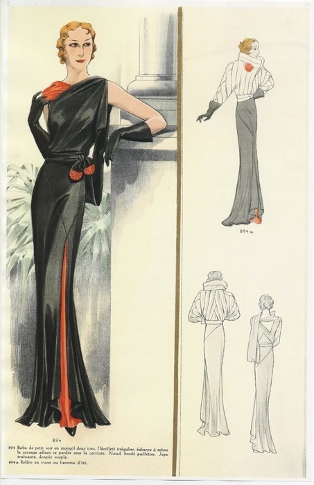 Иллюстрации из французского журнала Chic Parisien середины 1930-х годов. Иллюстрации из французского журнала Chic Parisien середины 1930-х годов.