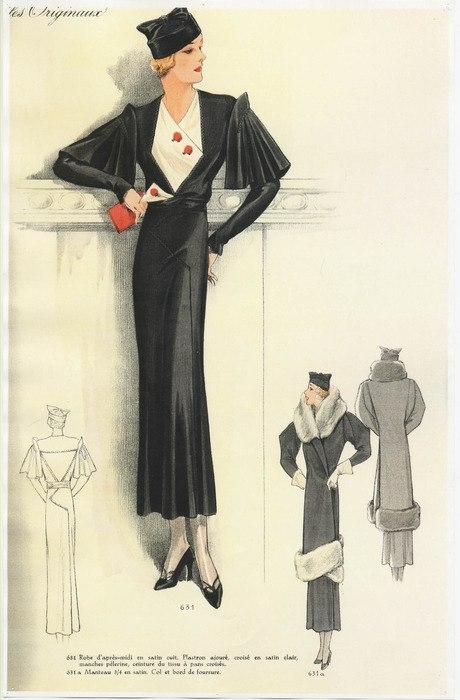 Иллюстрации из французского журнала Chic Parisien середины 1930-х годов. Иллюстрации из французского журнала Chic Parisien середины 1930-х годов.