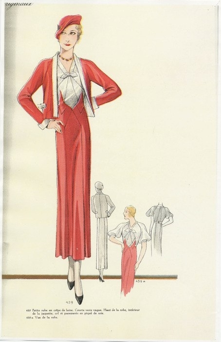 Иллюстрации из французского журнала Chic Parisien середины 1930-х годов. Иллюстрации из французского журнала Chic Parisien середины 1930-х годов.