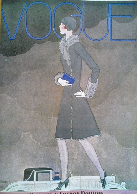 Обложки журнала  Vogue 1920-х годов.