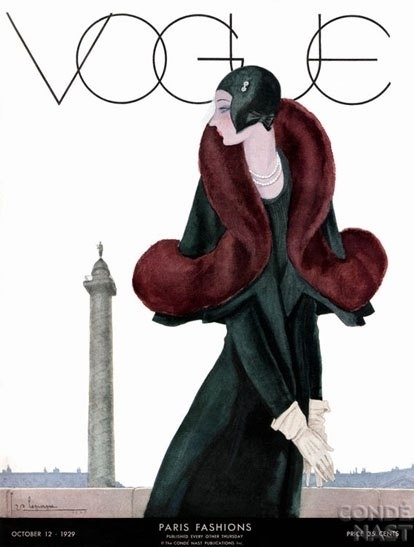 Обложки журнала  Vogue 1920-х годов.