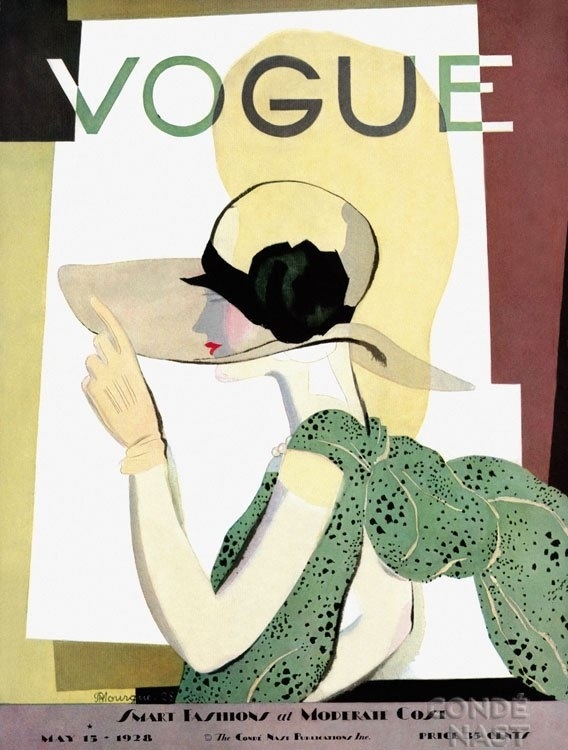 Обложки журнала  Vogue 1920-х годов.