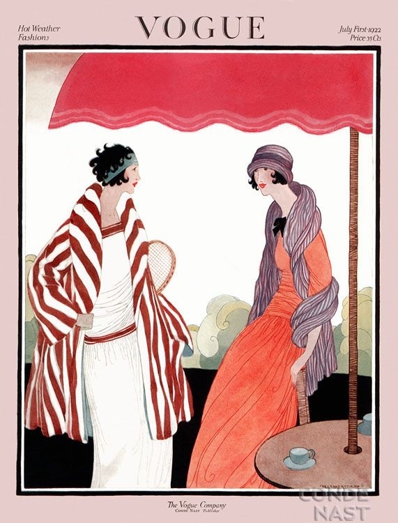 Обложки журнала  Vogue 1920-х годов.