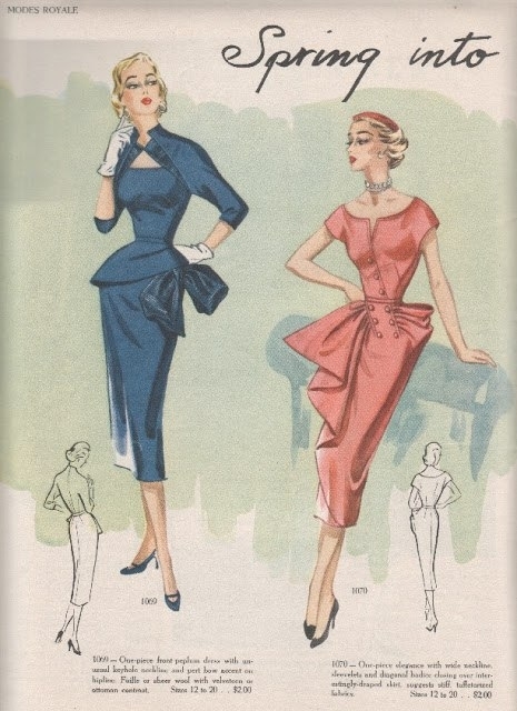 Modes Royale Spring/Summer 1952 collection.