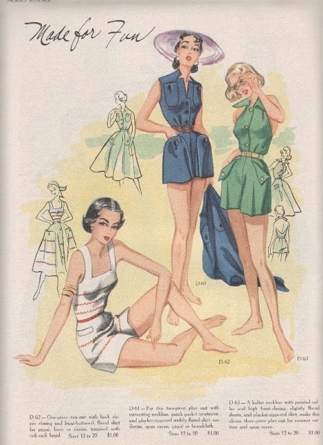 Modes Royale Spring/Summer 1952 collection.