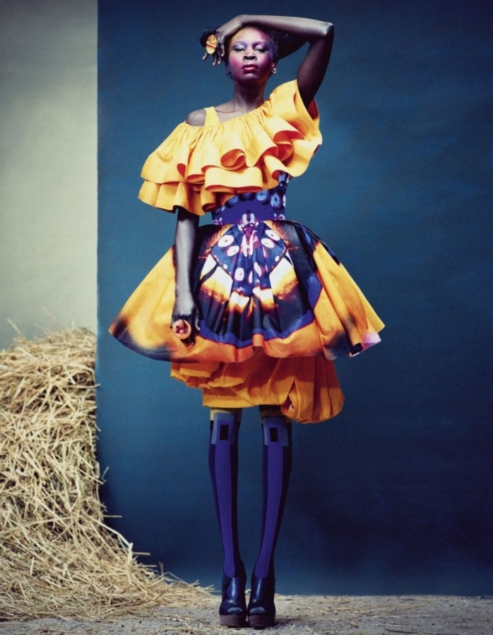 Alek Wek by Andrew Yee for How To Spend It