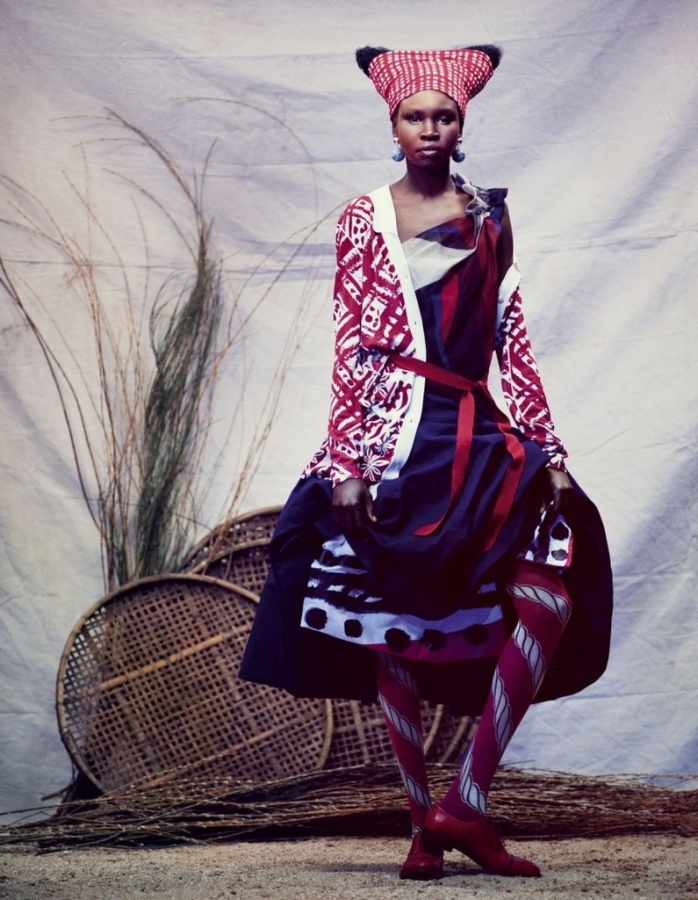 Alek Wek by Andrew Yee for How To Spend It