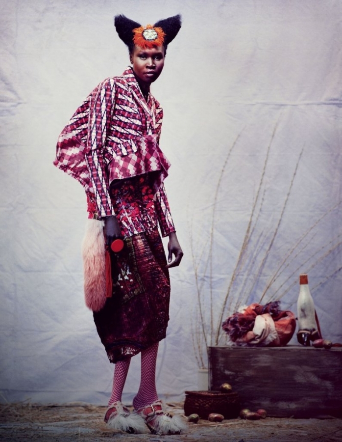 Alek Wek by Andrew Yee for How To Spend It