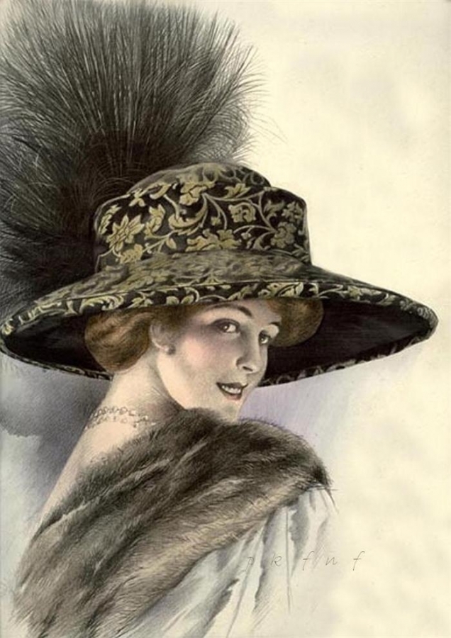 Шляпки 1910-х годов Шляпки 1910-х годов