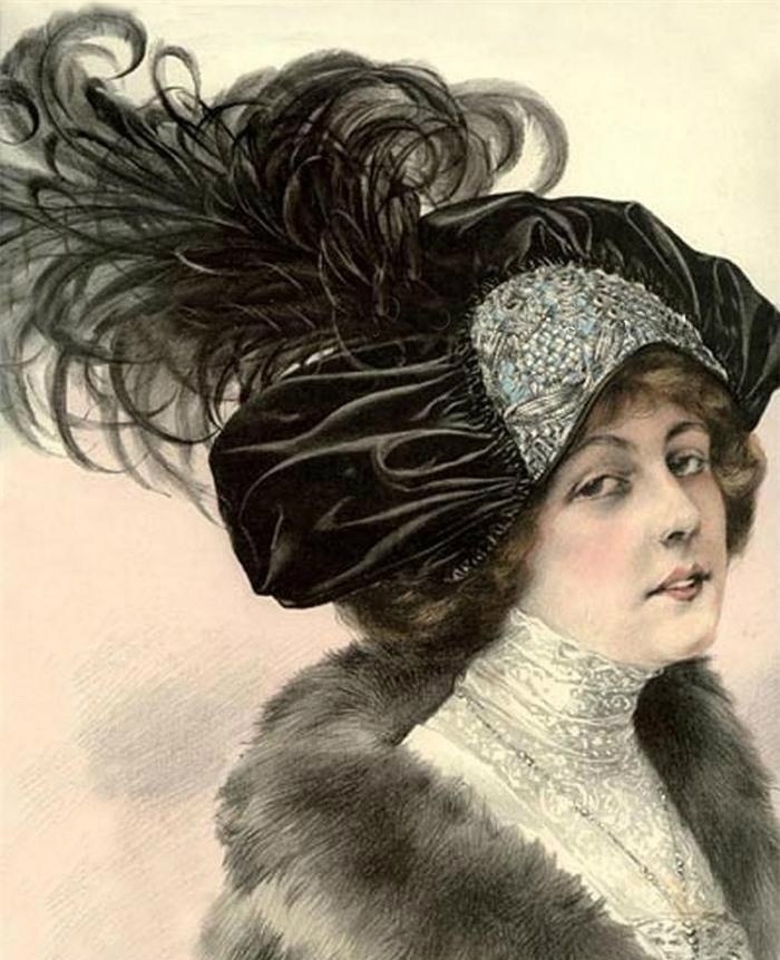 Шляпки 1910-х годов Шляпки 1910-х годов
