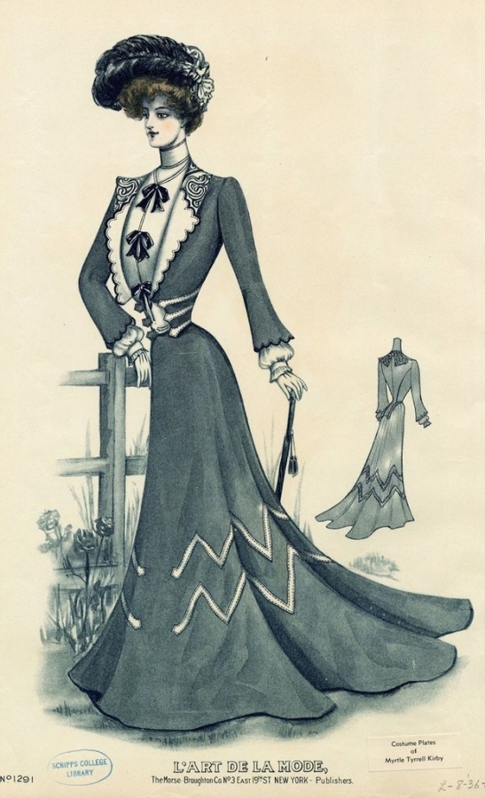 Иллюстрации из журнала L’Art de la Mode, 1902-1904 гг.