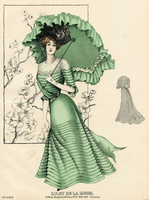 Иллюстрации из журнала L’Art de la Mode, 1902-1904 гг. Иллюстрации из журнала L’Art de la Mode, 1902-1904 гг.