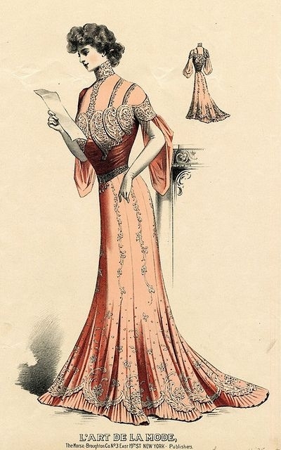 Иллюстрации из журнала L’Art de la Mode, 1902-1904 гг. Иллюстрации из журнала L’Art de la Mode, 1902-1904 гг.