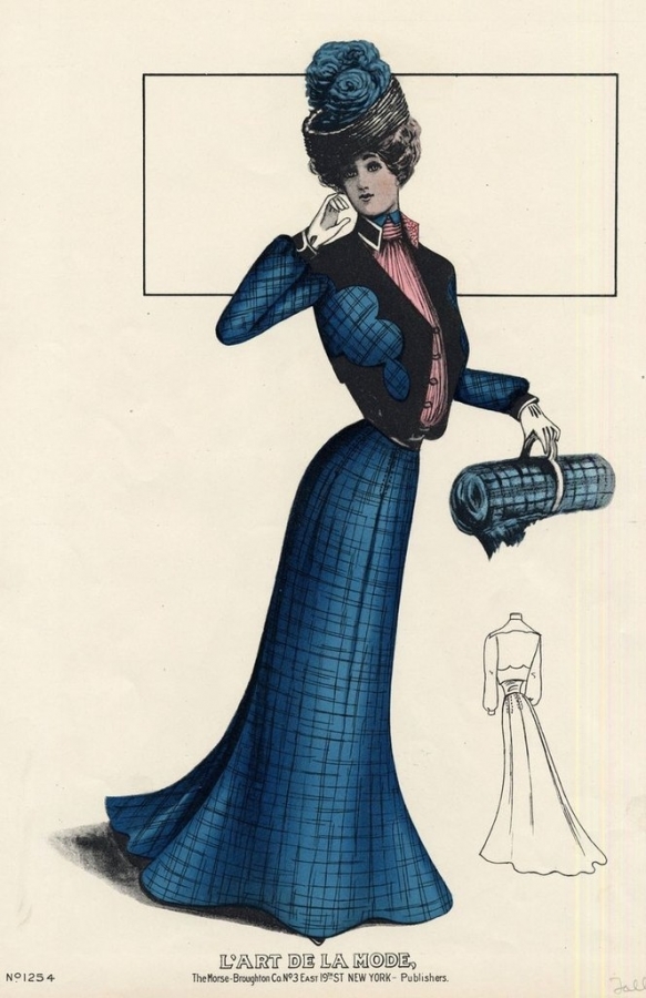 Иллюстрации из журнала L’Art de la Mode, 1902-1904 гг. Иллюстрации из журнала L’Art de la Mode, 1902-1904 гг.