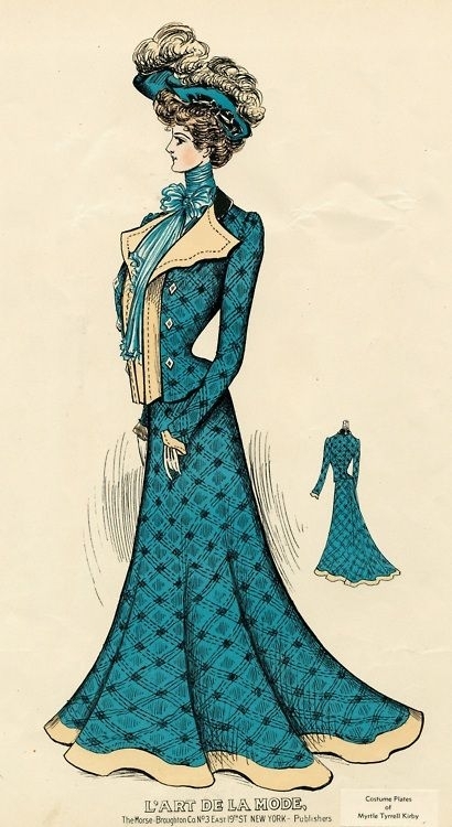 Иллюстрации из журнала L’Art de la Mode, 1902-1904 гг. Иллюстрации из журнала L’Art de la Mode, 1902-1904 гг.