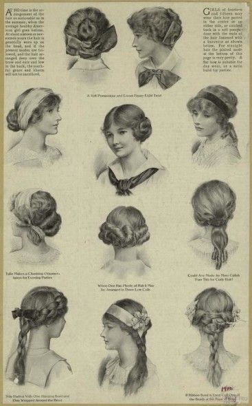 Причёски начала ХХ века